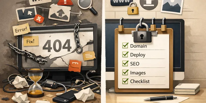 Editorial hero image for the core concept of this post. 7 static website rules you should lock before operating the site